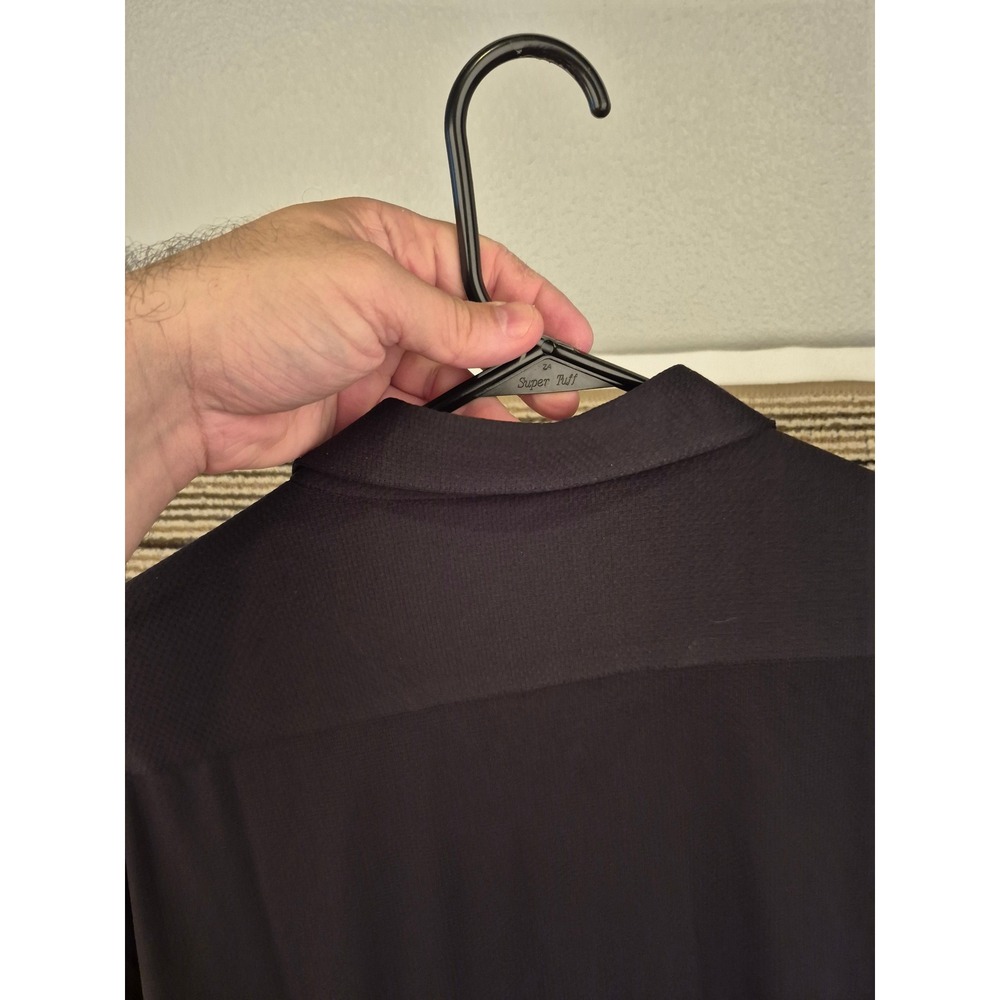 Barbell Apparel Motive Dress Shirt Mens XXL Black 4-Way Stretch Button Down NEW - Picture 10 of 10